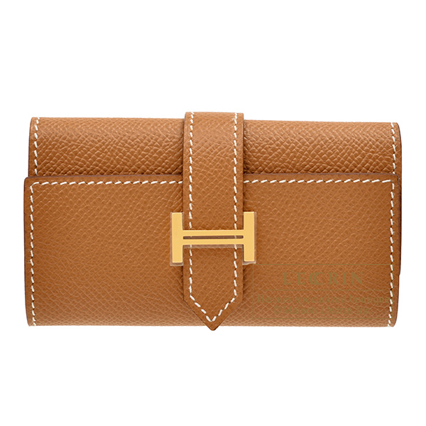Hermes　Bearn key case/4 key holder　Gold　Epsom leather　Gold hardware