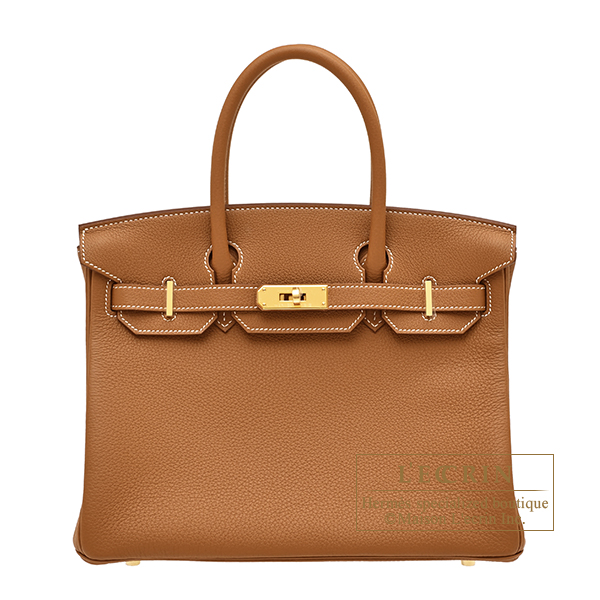 Hermes Birkin bag 30 Gold Togo leather Gold hardware