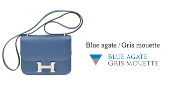 Blue agate/Gris mouette