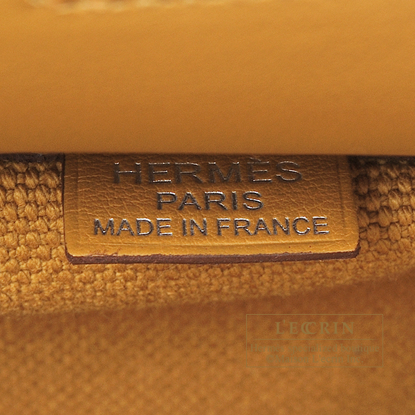 Hermes Birkin Cargo bag 35 Desert/Sesame Canvas/Swift leather Silver hardware