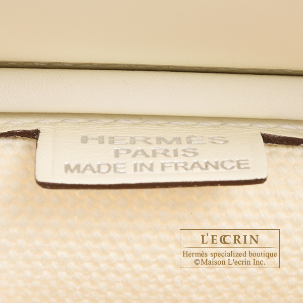 Hermes Birkin Cargo bag 35 Nata Canvas/Swift leather Silver hardware