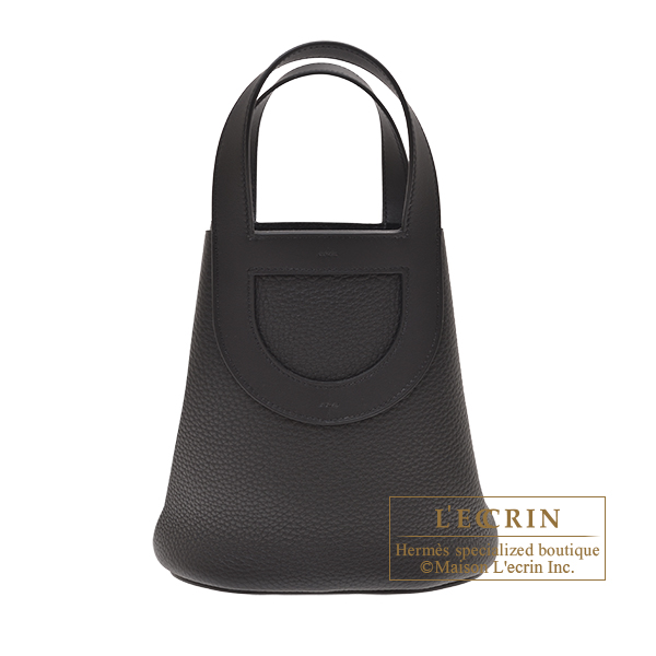 Hermes In-The-Loop 18 Black Clemence and Swift Gold Hardware