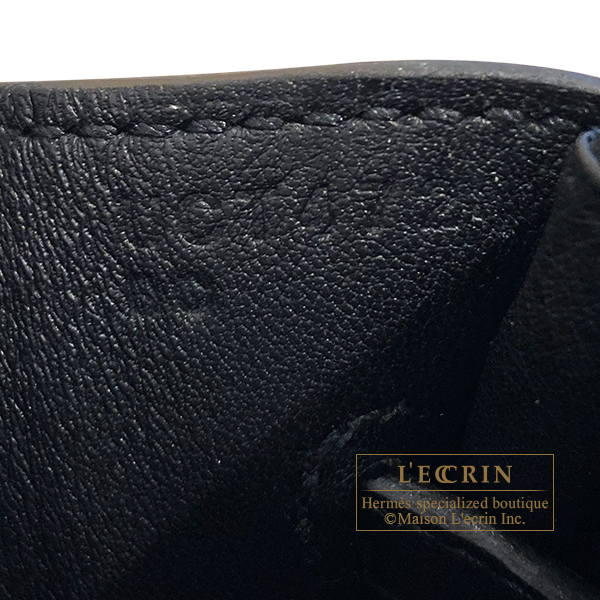 Hermes Birkin Cargo bag 25 Black Canvas/Swift leather Silver hardware