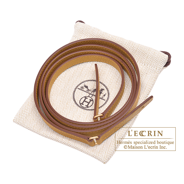 Hermes Kelly Long To Go Sesame Epsom leather Gold hardware