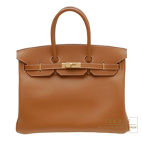 Hermes　Birkin bag 35　Gold　Epsom leather　Gold hardware