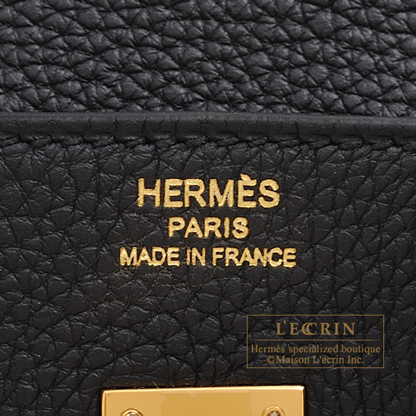 Hermes Black Togo Birkin With Gold Hardware 25CM (OOZXX