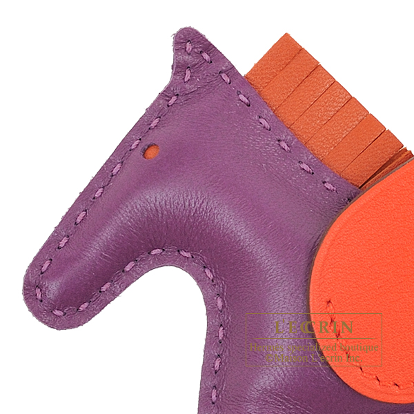 Hermes Rodeo Pegasus Touch Pm Purple Pink Monochromatic Lizard U-Engraving