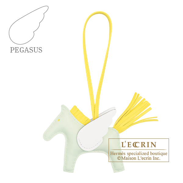 Hermes, Accessories, Brand New Hermes Pegasus Rodeo Pegase Vert Fizz Lime  White