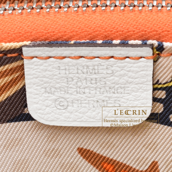 NEW Auth. Hermes Evercolor Calvi Card Holder Wallet in Chai