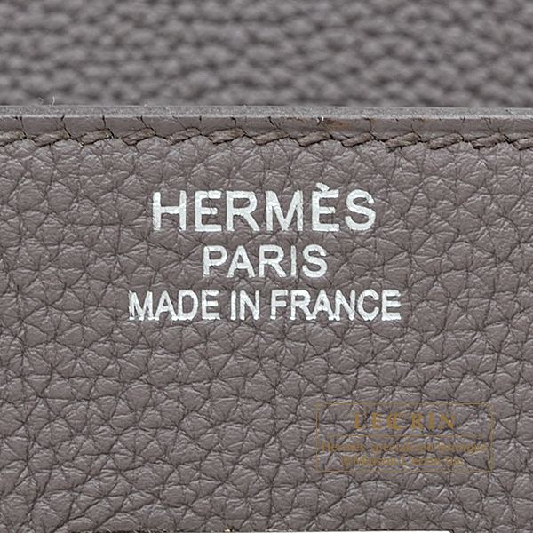 Hermes, Birkin 35, Etain Togo Leather