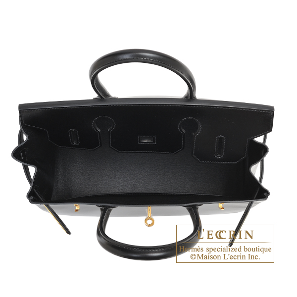 Sold at Auction: Hermes Birkin Bag 30, Box Calf Black Exterior
