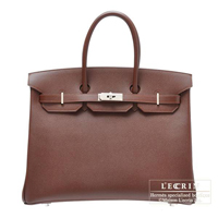 Hermes　Birkin bag 35　Terre　Epsom leather　Silver hardware