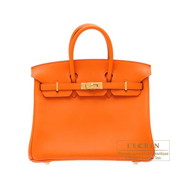 Hermes Birkin Bag 25cm Rouge Red Swift Gold Hardware