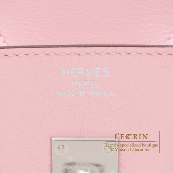 Birkin 25 Rose Sakura Swift Phw #T, Luxury, Bags & Wallets on Carousell