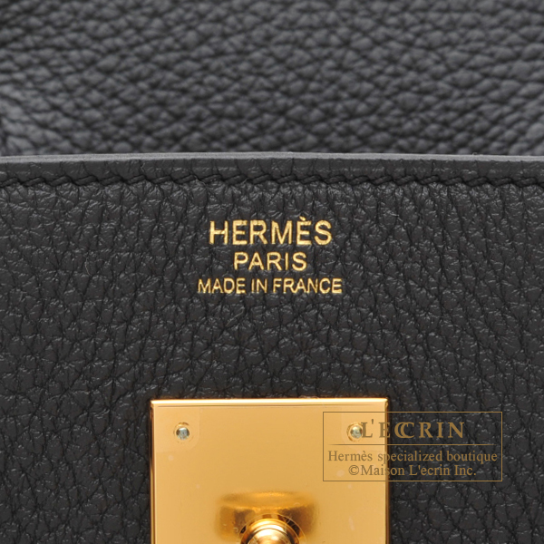 Hermès Birkin 30 Black Togo Gold Hardware - 2021, Z