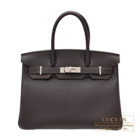 Hermes　Birkin bag 30　Macassar　Togo leather　Silver hardware