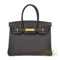 Hermes　Birkin bag 30　Macassar　Togo leather　Gold hardware