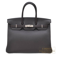 Hermes　Birkin bag 35　Macassar　Togo leather　Silver hardware