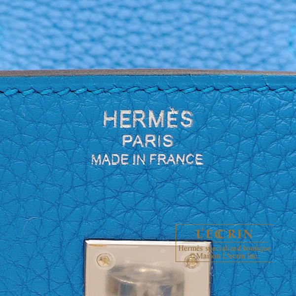 Hermes Birkin 30 In Bleu Zanzibar Togo Leather With Gold Hardware