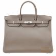 Hermes　Birkin bag 40　Gris asphalt　Togo leather　Silver hardware