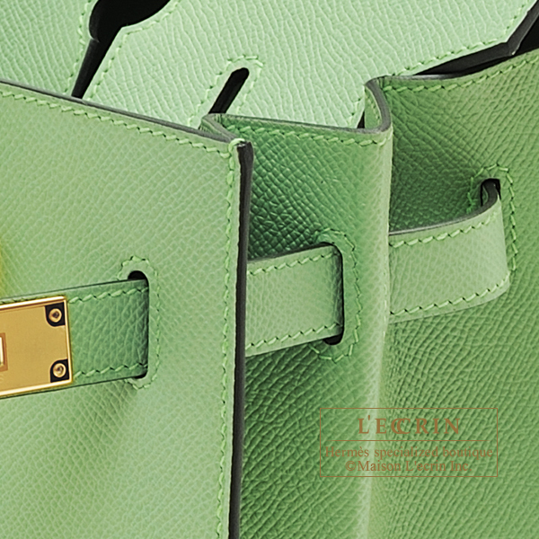 Hermes birkin 30 sellier Vert criquet GHW Epsom leather