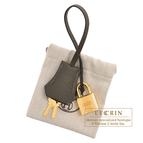 Hermes Birkin bag 30 Vert amande Togo leather Gold hardware