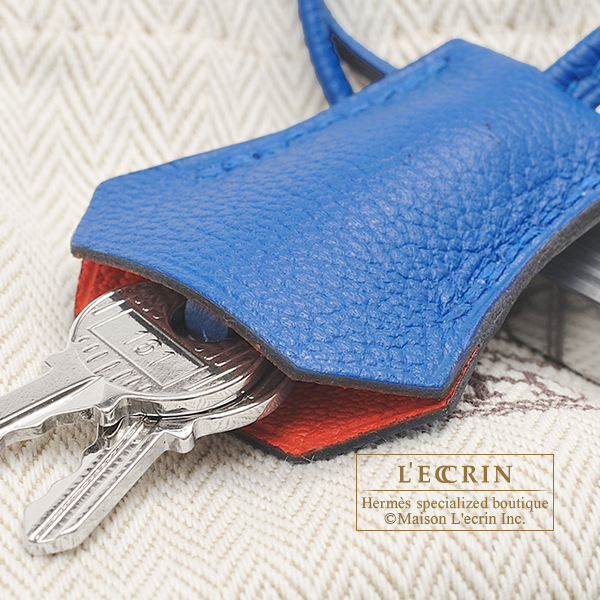 Hermes Birkin 25 Blue Zellige Togo Leather Gold Hardware Handbag Bag