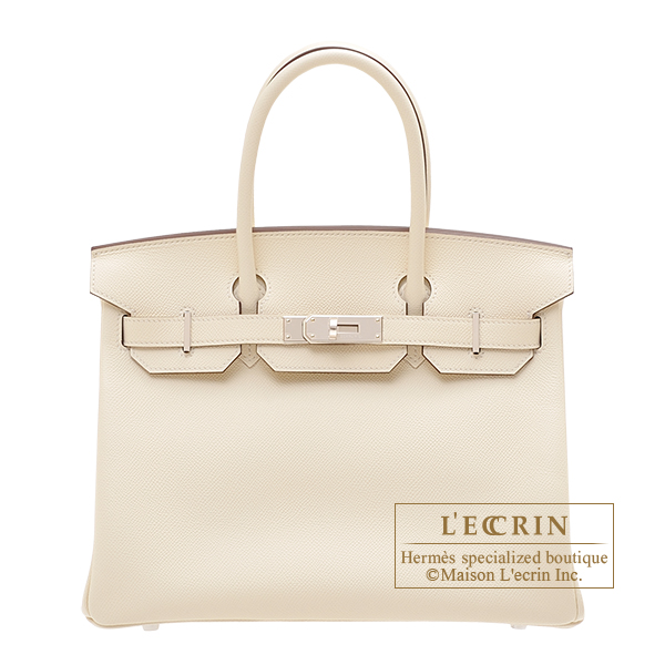 Hermes Birkin bag 30 Rouge H Epsom leather Silver hardware
