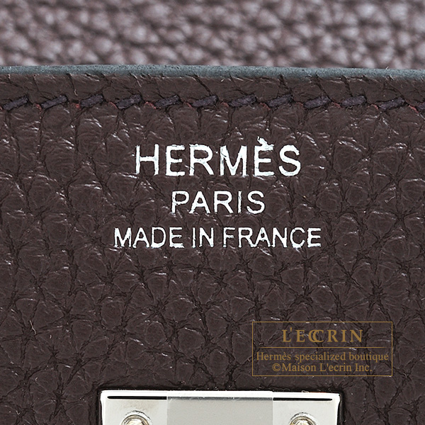 Hermes birkin 25 0G Rouge Sellier togo leather SHW Stamp Z