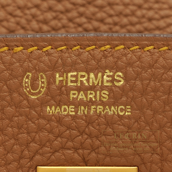 New unused] 2021 made Hermes Birkin 25 Bicolor Cle Jaune Ambre Togo m