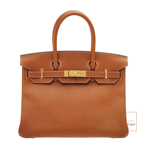 Hermes Birkin 30 Barenia Faubourg Bag Gold Hardware • MIGHTYCHIC