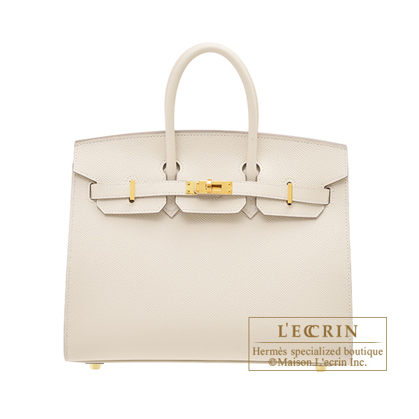 Hermes Birkin Sellier bag 25 Gold Epsom leather Gold hardware
