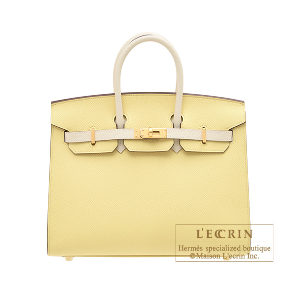 Holy Grail* Hermes Birkin 25 Sellier Handbag Gold Epsom Leather With – Bags  Of Personality