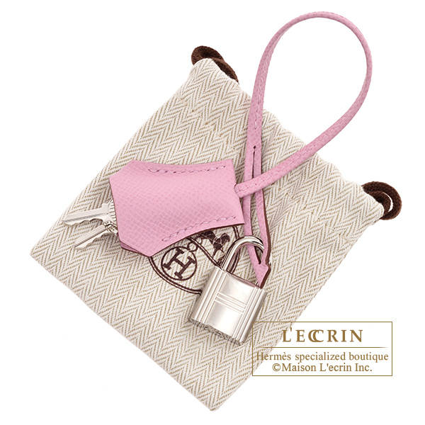 Hermes Birkin bag 30 Mauve sylvestre Epsom leather Silver hardware