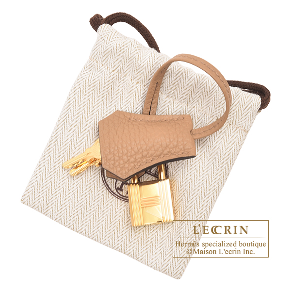 Hermes　Birkin bag 25　Chai　Togo leather　Gold hardware