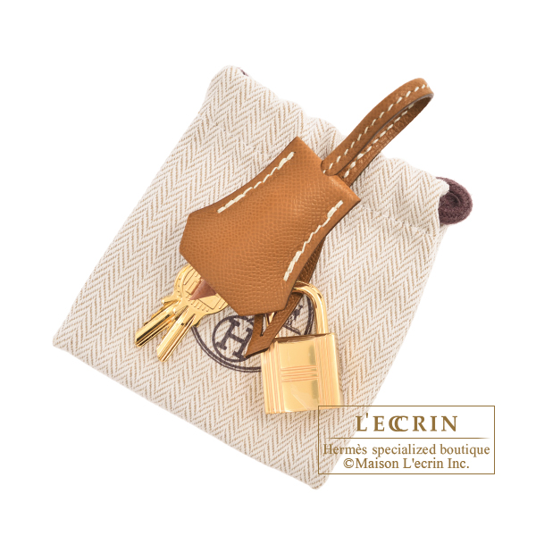 Hermes Birkin 25 Epsom Sellier Madame Gold With Gold Hardware