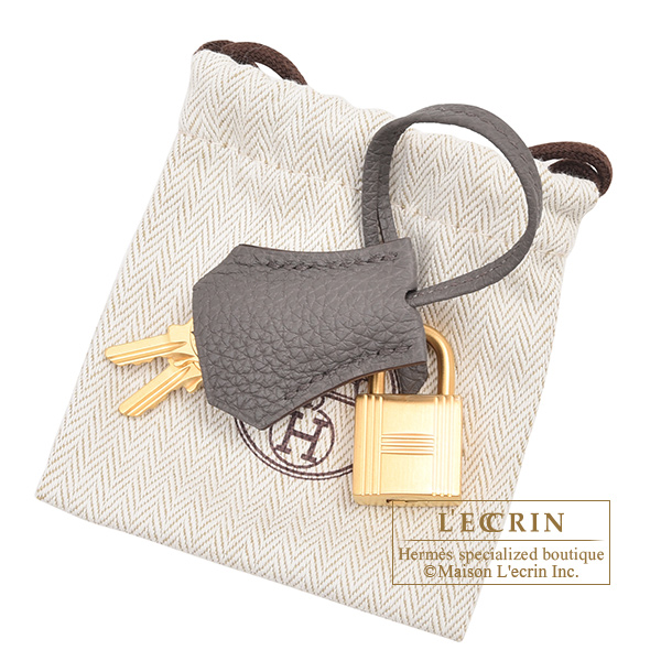 Hermes Etain Togo Leather Palladium Hardware Birkin 40 Bag Hermes