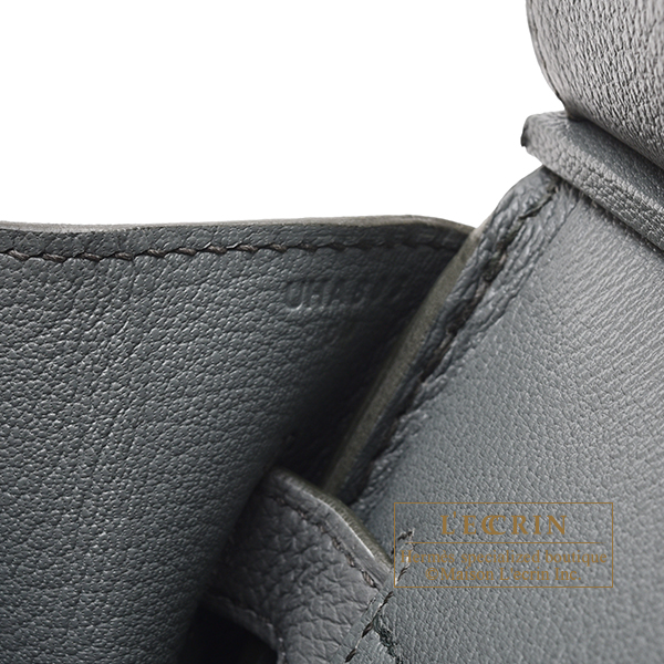 Hermes Birkin bag 35 Vert gris Togo leather Gold hardware