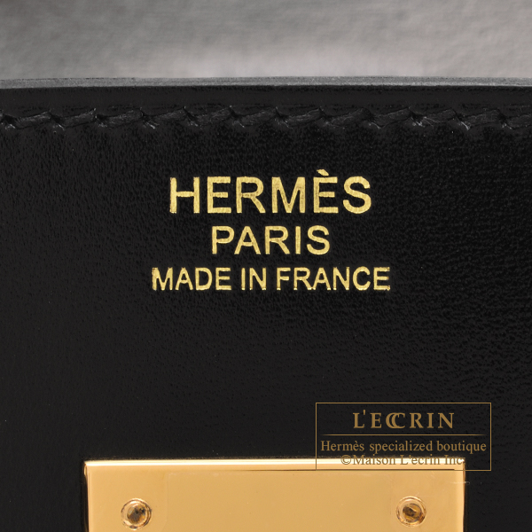 HERMES Box Birkin Sellier 30 Black 1289845
