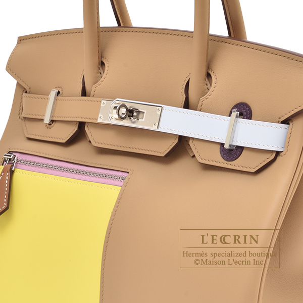 Hermes Birkin bag 35 Chai Clemence leather Gold hardware
