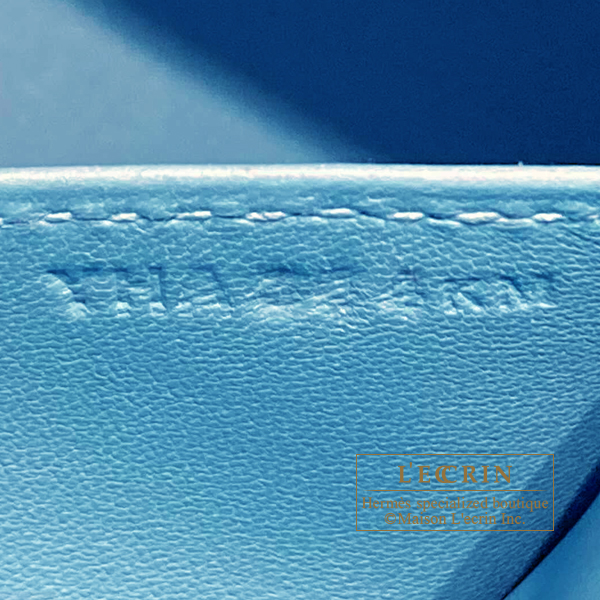 Hermes Bolide bag 27 Blue du nord Epsom leather Gold hardware