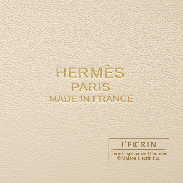 HERMES Bolide 1923 25 Gold Epsom GHW B - Timeless Luxuries