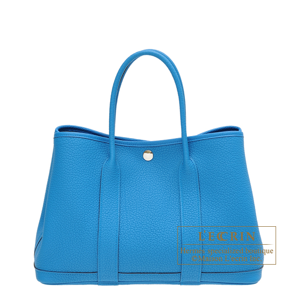 Hermes, Bags, Hermes Negonda Garden Party 36 Mm Blue