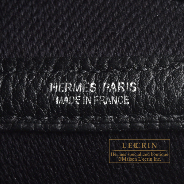 Hermes Garden Party bag 36/PM Ecru/Cassis/Black Twill H/Negonda leather  Silver hardware