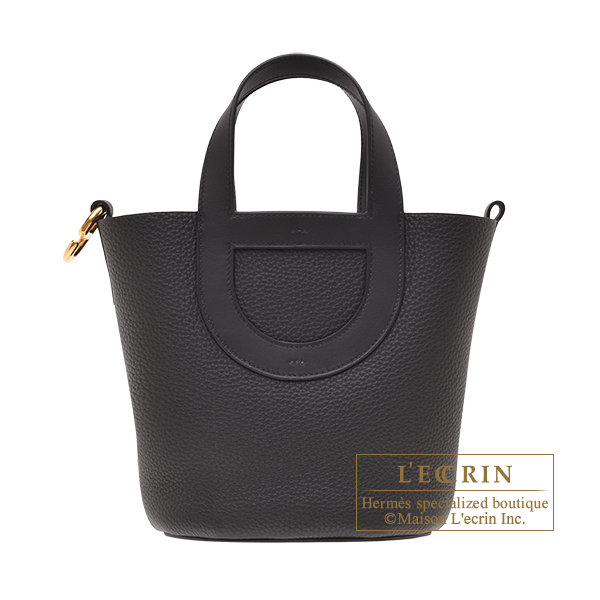 Hermes　In-The-Loop bag 18　Beton　Clemence leather/Swift leather　Gold hardware