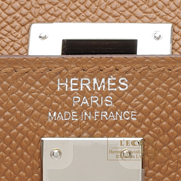Hermes Kelly 25 Sellier Jaune Ambre Epsom Gold Hardware #C - Vendome Monte  Carlo