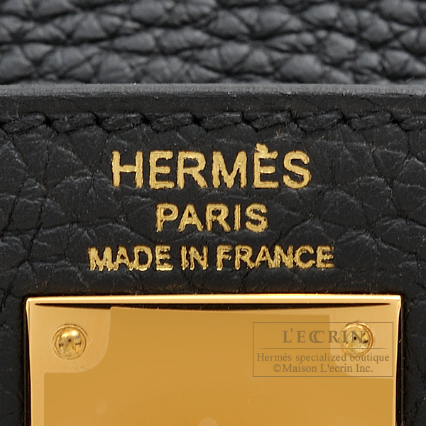 Hermes Kelly Ado Backpack Clemence Leather Gold Hardware In Yellow