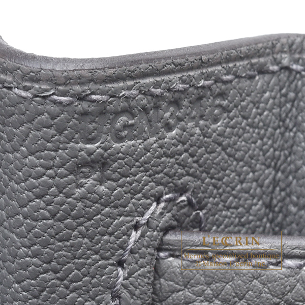 Hermes Kelly bag 25 Retourne Gris meyer Togo leather Gold hardware