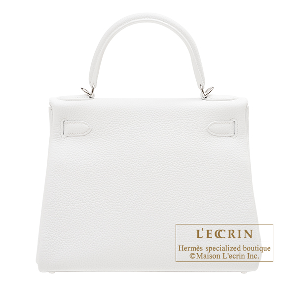 Hermès Kelly White Leather ref.954136 - Joli Closet