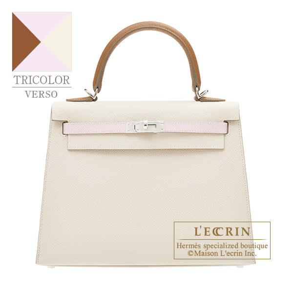 Hermes Limited Edition Verso Mini Kelly 20 Sellier Bag Vert